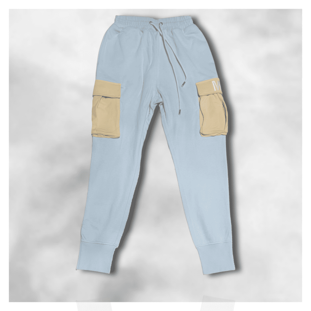 A beautiful track pant in light blue color